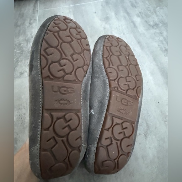 UGG Dakota Shearling Wool Moccasin Slippers Cozy Gray Size 8 - Picture 11 of 11